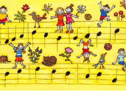 Eine fröhliche Liedergeschichte für Kinder von 2-4 Jahren